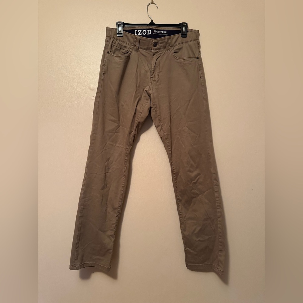 IZOD Men’s Straight Fit Sportflex Pants - 32x32